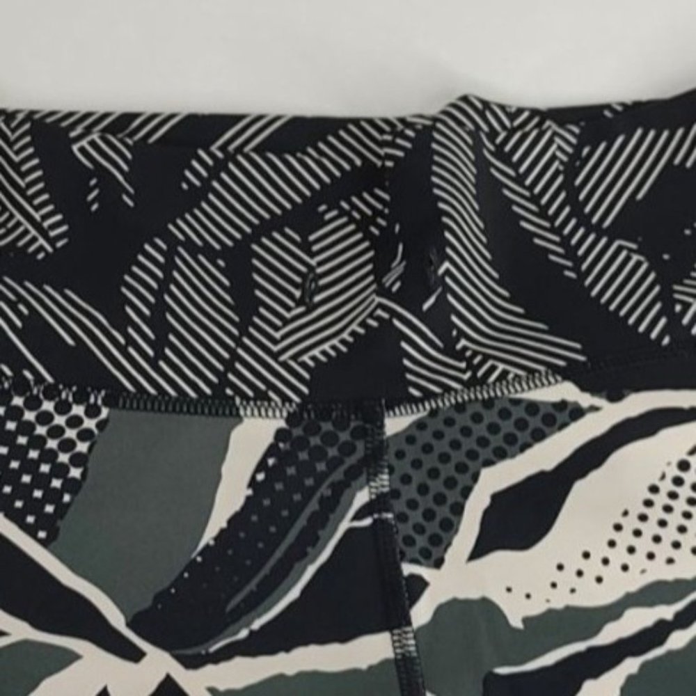 Adidas Leggings M High Rise 7/8 Believe This Green Black Mesh - Picture 11 of 15